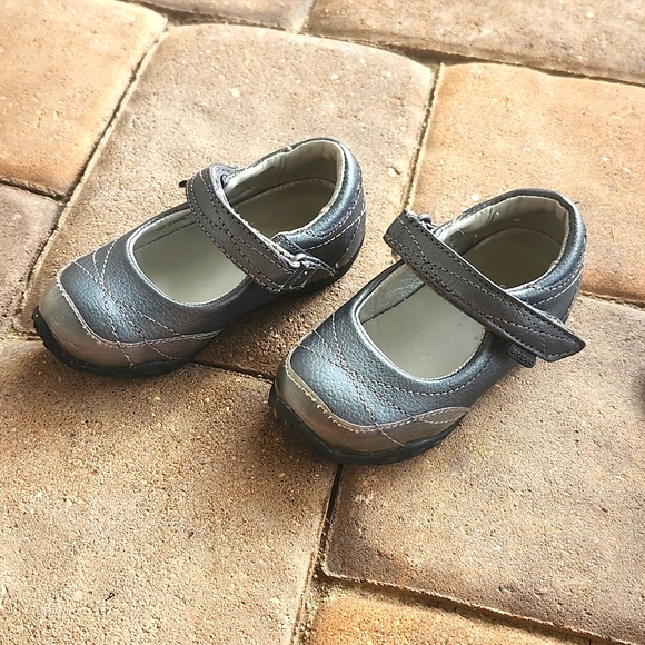 Pediped Bianca Flex Shoes for Walkers in Silver EU 22 - Picture 2 of 7